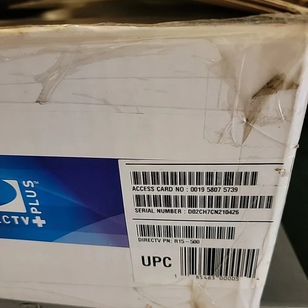 DirectTV Plus DVR R15-100 with Remote Control Brand New in Original Box!